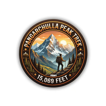 Pangarchulla Peak Summit Pin Badge – Himalayan Travel Souvenir
