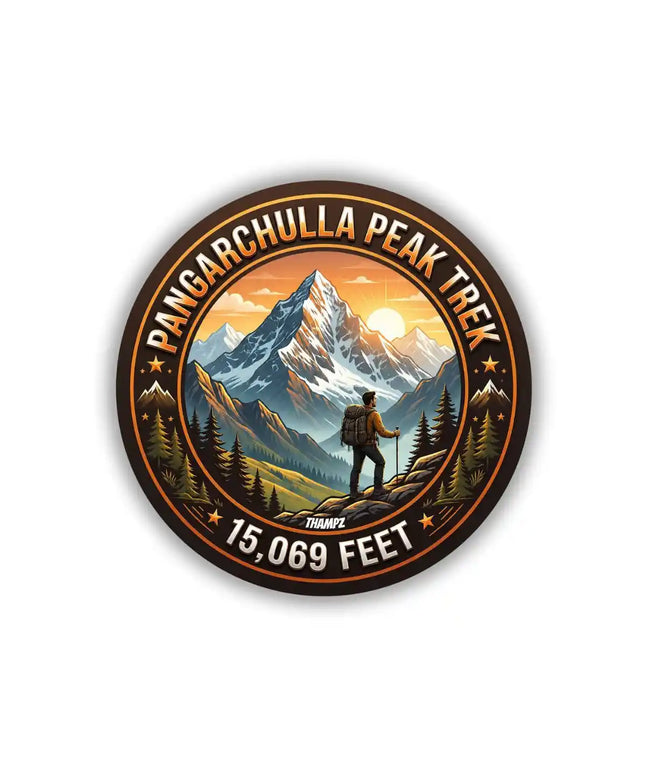 Pangarchulla Peak Summit Pin Badge – Himalayan Travel Souvenir