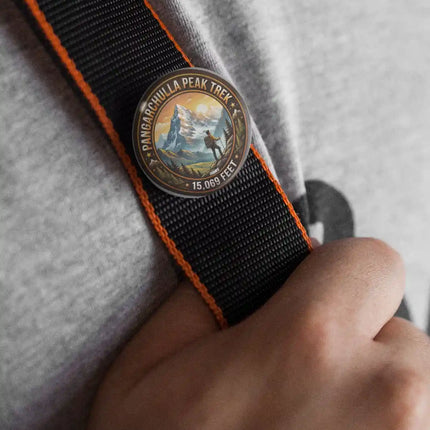 Pangarchulla Peak Summit Pin Badge – Himalayan Travel Souvenir