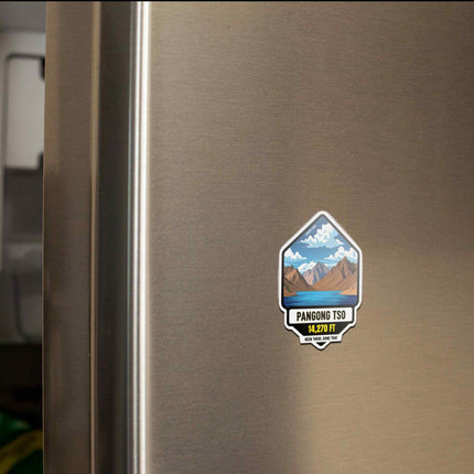 Pangong Tso Fridge Magnet–Travel Souvenir & Collectible