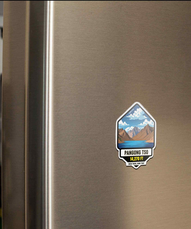Pangong Tso Fridge Magnet–Travel Souvenir & Collectible
