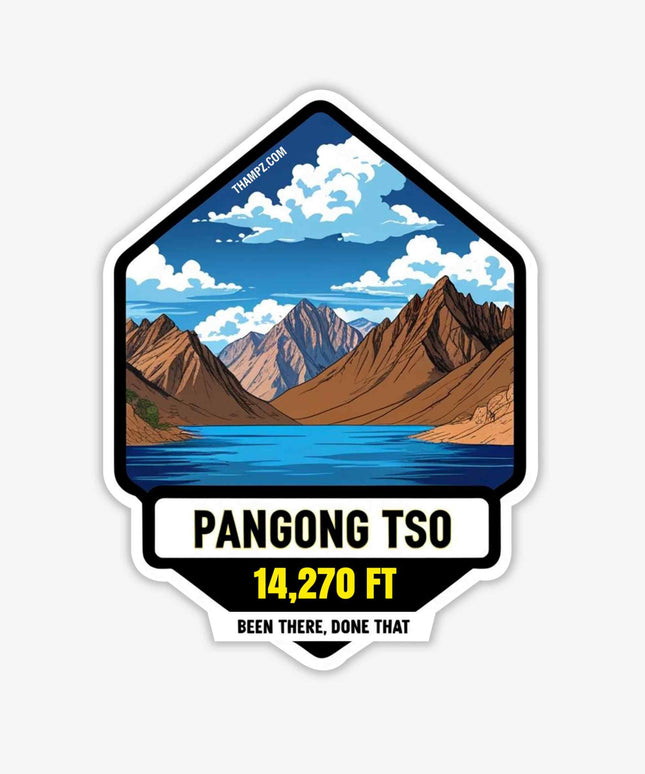 Pangong Tso Sticker
