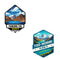 pangong tso  tso moriri 3d embossed vinyl stickers combo set of 2 premium die cut travel souvenir