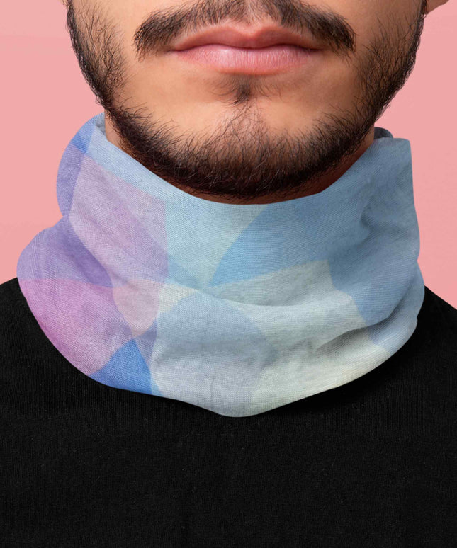 Pastel Geometric Seamless Unisex Bandana