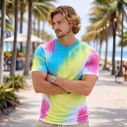 Pastel Wave Unisex Tie Dye T Shirt