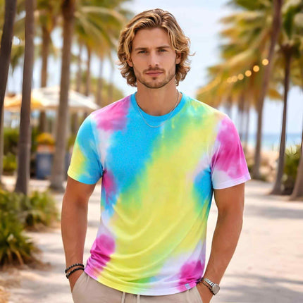 Pastel Wave Unisex Tie & Dye T-Shirt