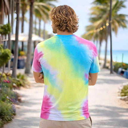Pastel Wave Unisex Tie & Dye T-Shirt
