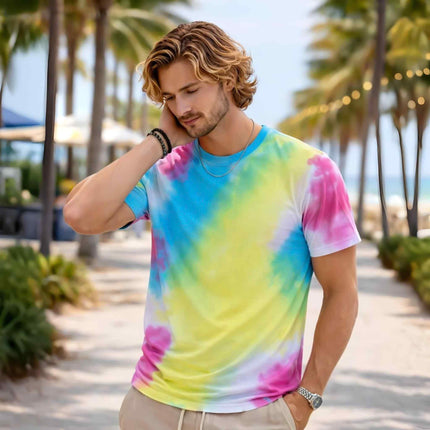 Pastel Wave Unisex Tie & Dye T-Shirt