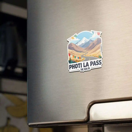 photi la pass fridge magnet
