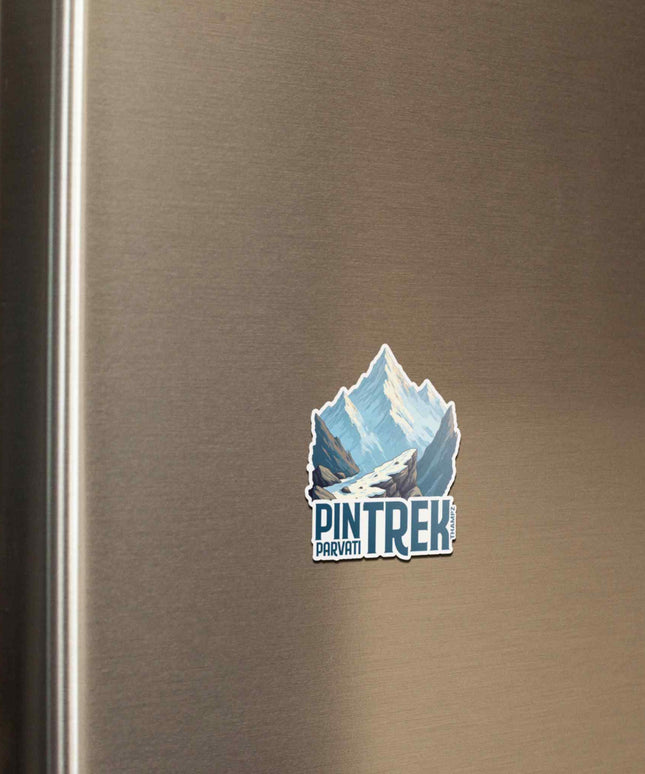 Pin Trek Parvati Valley Fridge Magnet