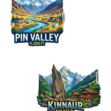 Pin Valley Kinnaur 3D Embossed Flexible Fridge Magnet