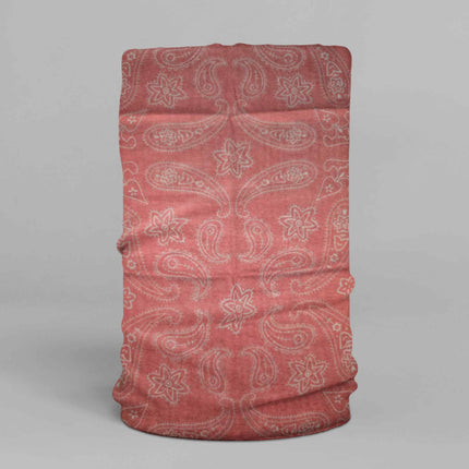 Pink Paisley Seamless Unisex Bandana