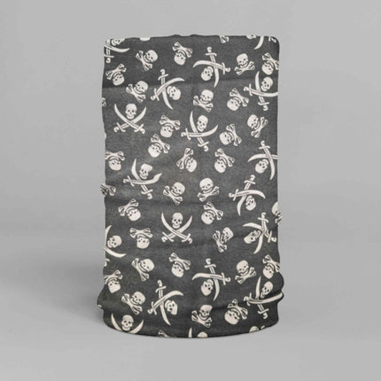Pirate Skull Print Seamless Unisex Bandana
