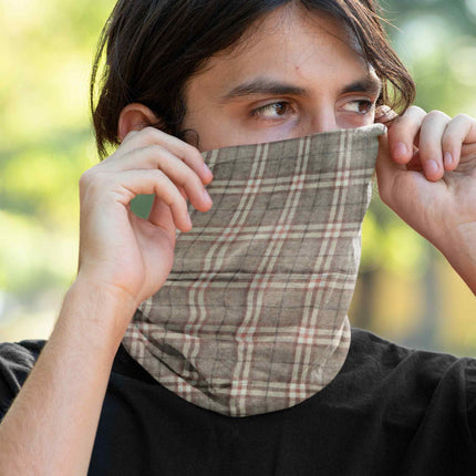 Plaid Check Multifunctional Seamless Bandana