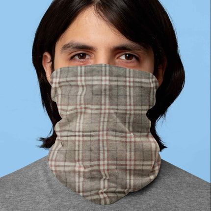 Plaid Check Multifunctional Seamless Bandana
