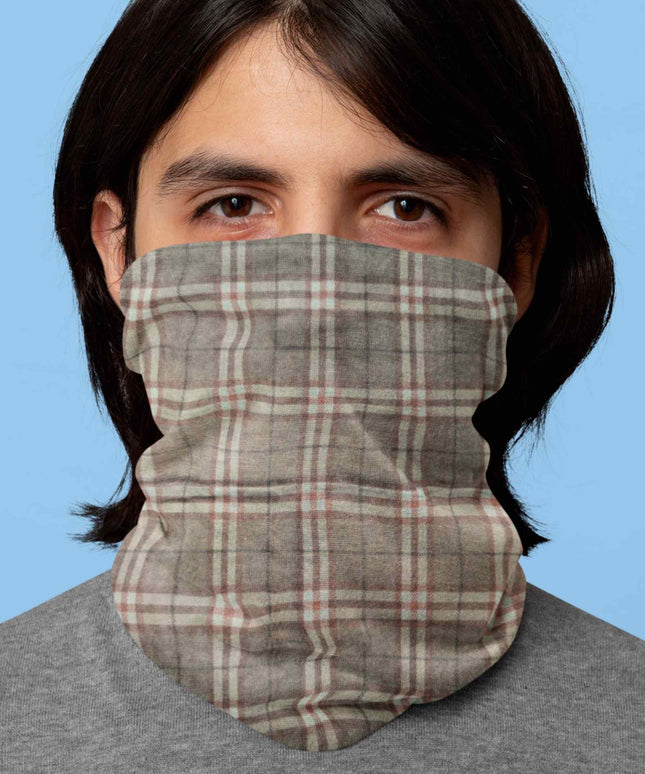Plaid Check Multifunctional Seamless Bandana