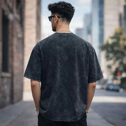 Plain Oversized Acid Wash T-Shirt