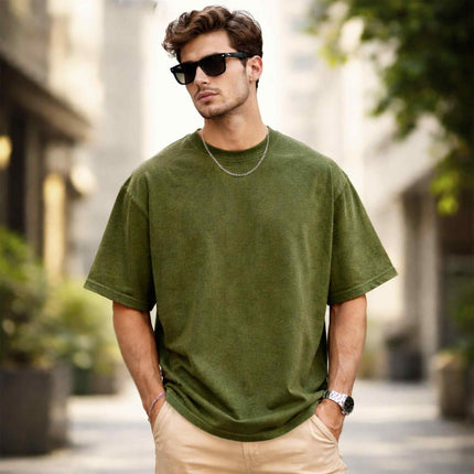 Plain Oversized Acid Wash T-Shirt