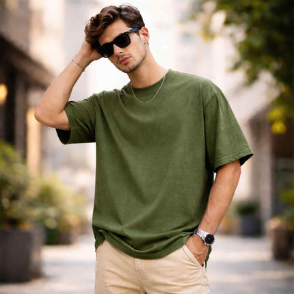Plain Oversized Acid Wash T-Shirt