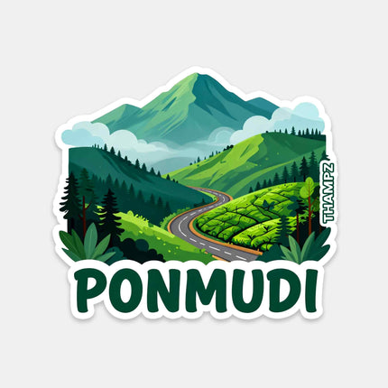 Ponmudi Hills Fridge Magnet