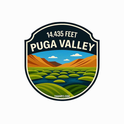 Puga Valley Fridge Magnet Ladakh Travel Souvenir