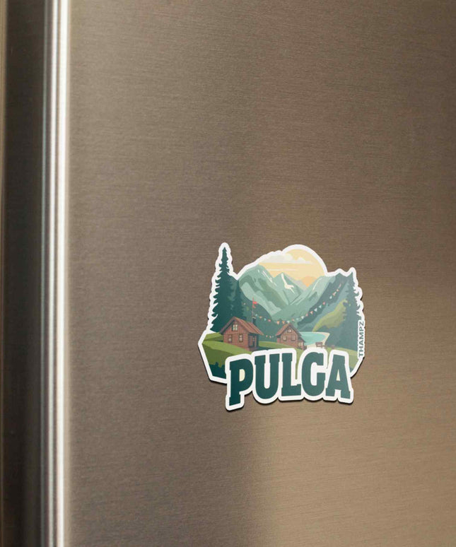 Pulga Himalayan Village Fridge Magnet