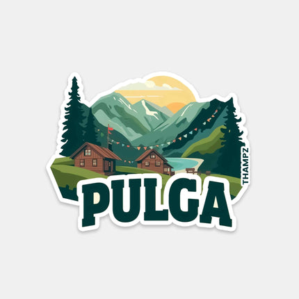 Pulga Himalayan Village Fridge Magnet
