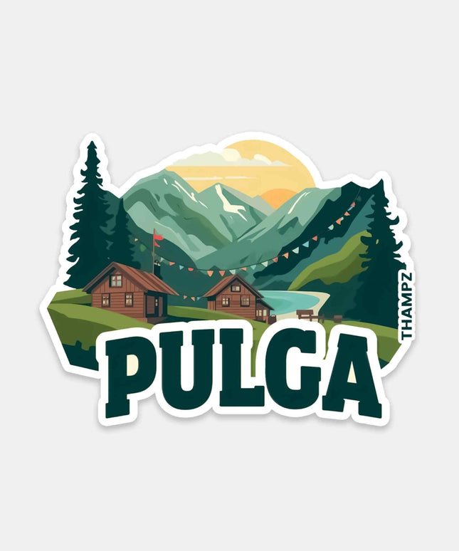 Pulga Himalayan Village Fridge Magnet