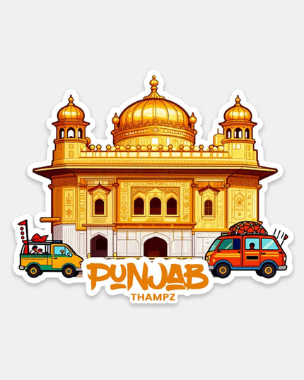 Punjab Heritage Landmark Vinyl Sticker