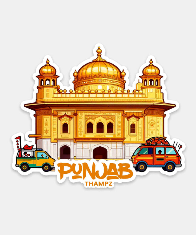 Punjab Heritage Landmark Vinyl Sticker