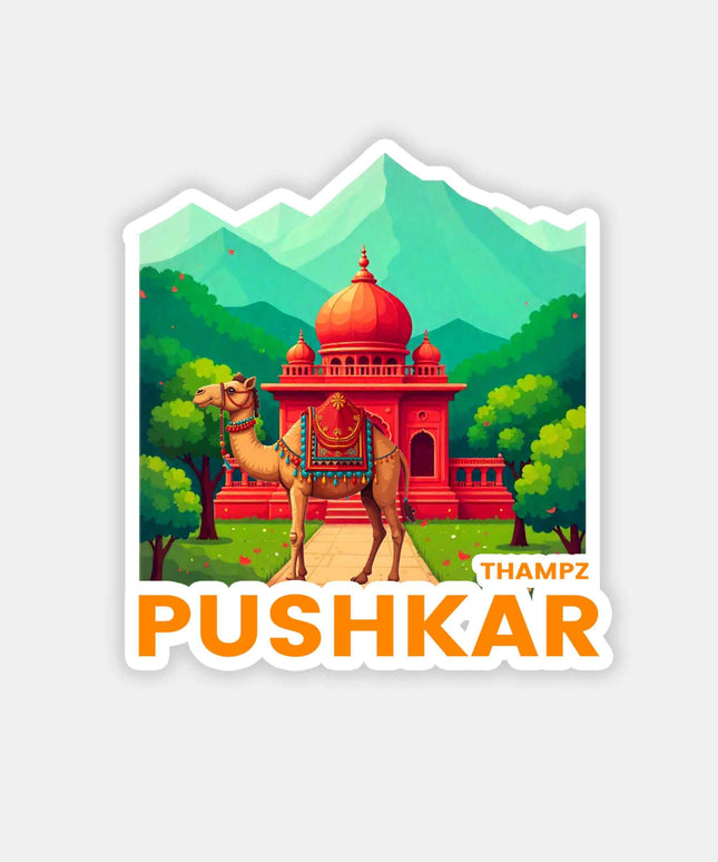 Pushkar Desert Heritage Vinyl Sticker