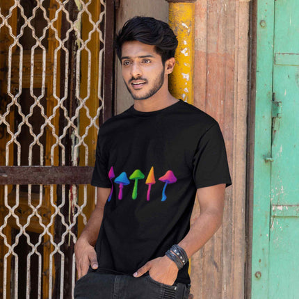 Rainbow Mushroom Oversized T-Shirt