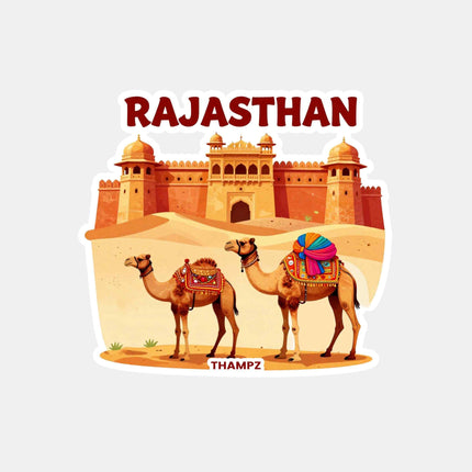 Rajasthan Camel  Desert Heritage Fridge Magnet