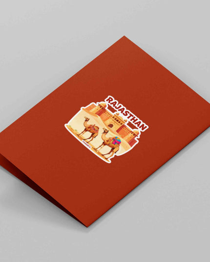 Rajasthan Desert Fort Adventure Vinyl Sticker