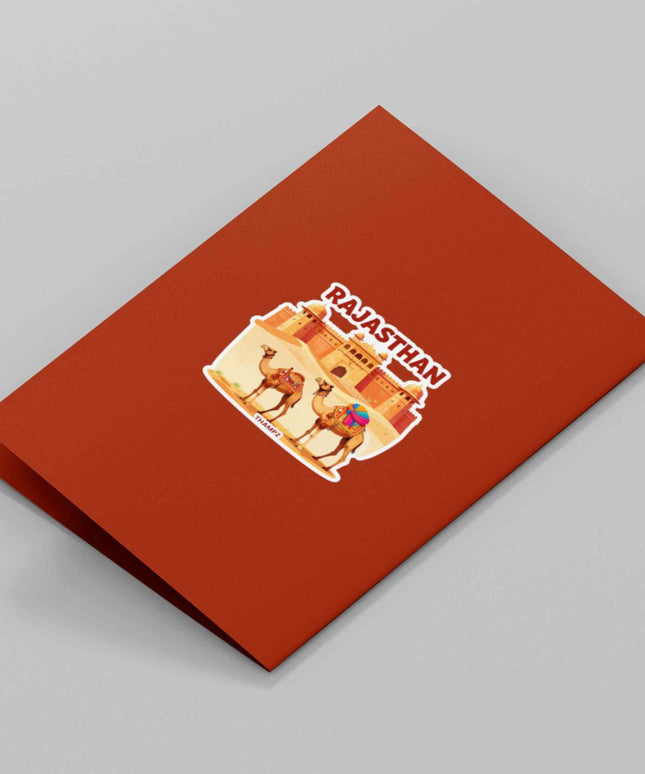Rajasthan Desert Fort Adventure Vinyl Sticker