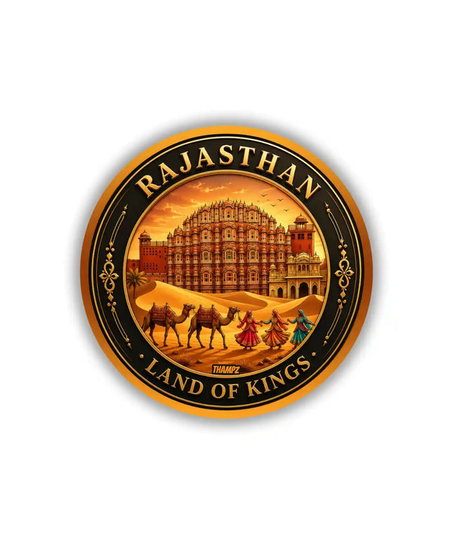 Rajasthan Hawa Mahal Heritage Pin Badge – Royal Travel Souvenir