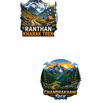 Ranthan Kharak Trek & Chandrakhani Trek Fridge Magnet – Himalayan Travel Souvenir & Collectible