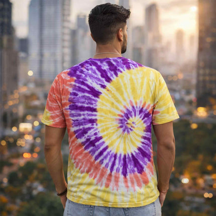 Retro Colorburst Unisex Tie & Dye T-Shirt