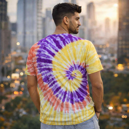 Retro Colorburst Unisex Tie & Dye T-Shirt