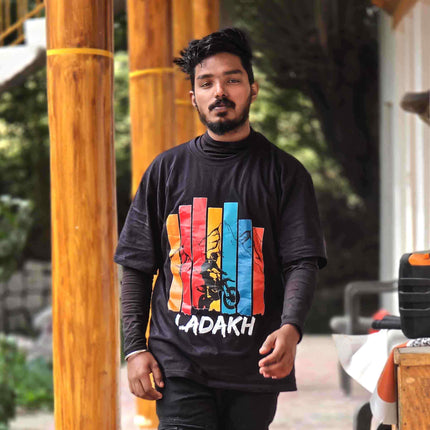 Ride the Heights Of Ladakh - Oversized T-Shirt