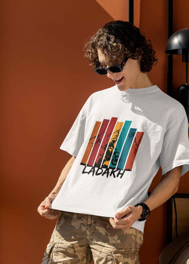 Ride the Heights Of Ladakh - Oversized T-Shirt