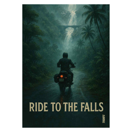 Ride to the Falls Poster – Mystic Waterfall Ride Edition