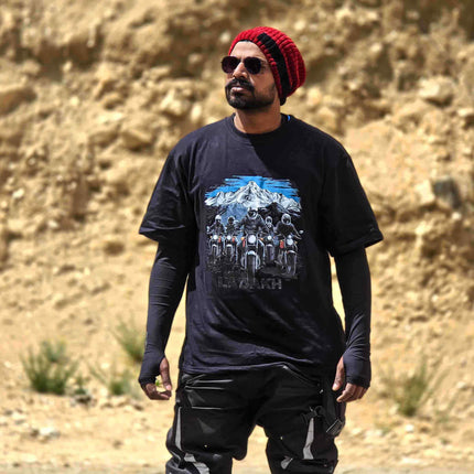 Ride Together Bikers Oversized Black T Shirt