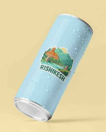 Rishikesh Spiritual Riverside Vinyl Sticker
