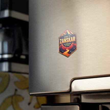 Road to Zanskar Fridge Magnet–The Hidden Gem of Ladakh Souvenir