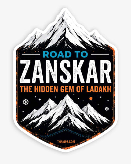 Road to Zanskar – The Hidden Gem of Ladakh – Travel Sticker