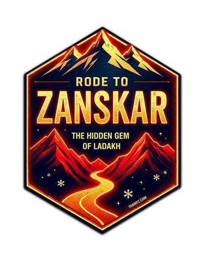 Rode to Zanskar - The Hidden Gem Of Ladakh Sticker