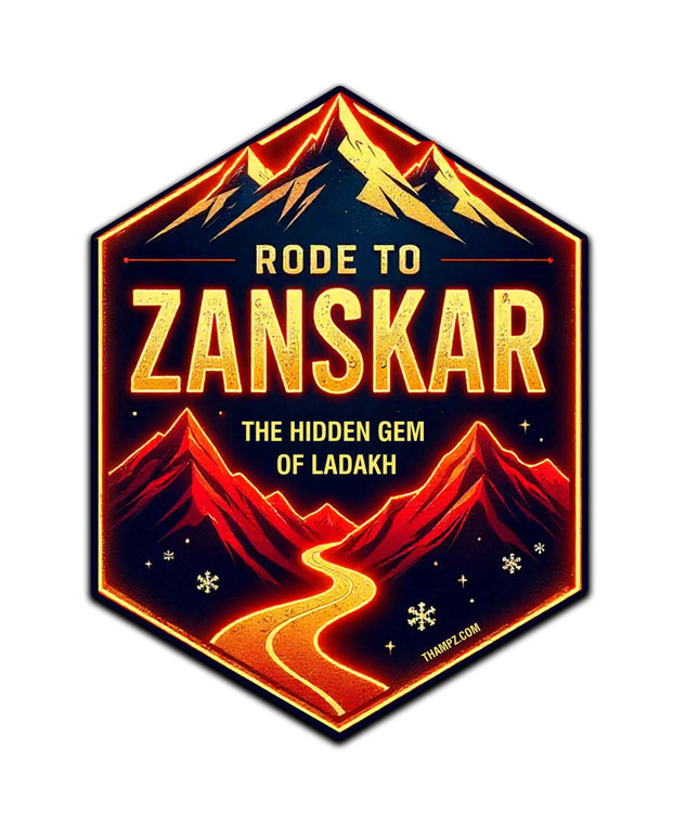 Rode to Zanskar - The Hidden Gem Of Ladakh Sticker