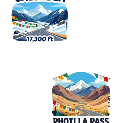 Salsal La Photi La Pass 3D Embossed Flexible Fridge Magnet