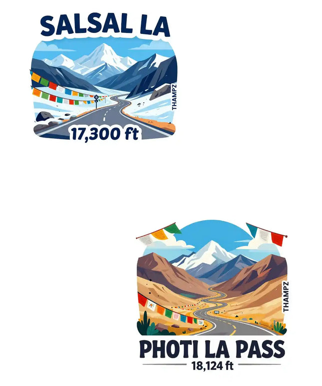 Salsal La Photi La Pass 3D Embossed Flexible Fridge Magnet